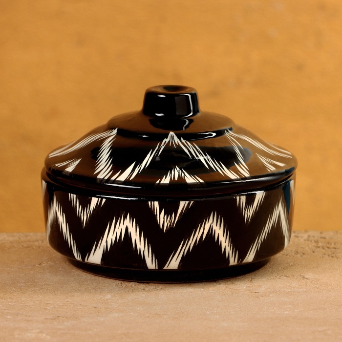 картинка Сахарница Риштанская Керамика "Атлас", 250 мл 9925451 от магазина Одежда+