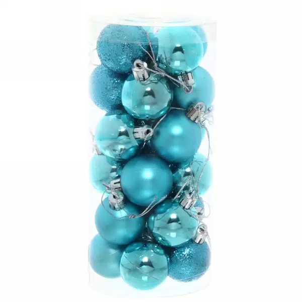 картинка Новогодние шары "Микс фактур" 4 см/24 шт от магазина Одежда+