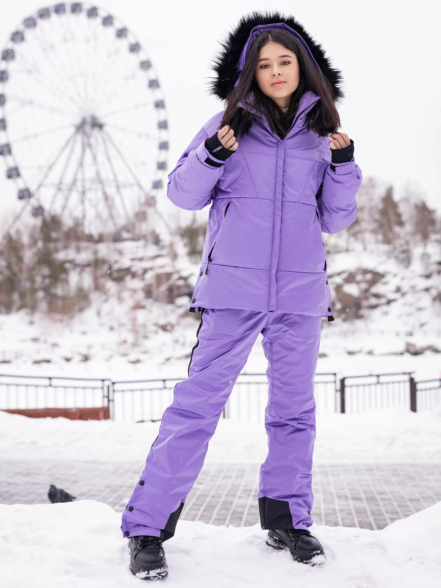 картинка Комплект для девочки "МОНА" сиреневый от магазина Одежда+