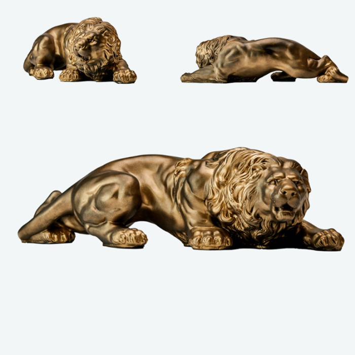 картинка Фигурка "Лев крадущийся" ИЛ-7 бронза от магазина Одежда+