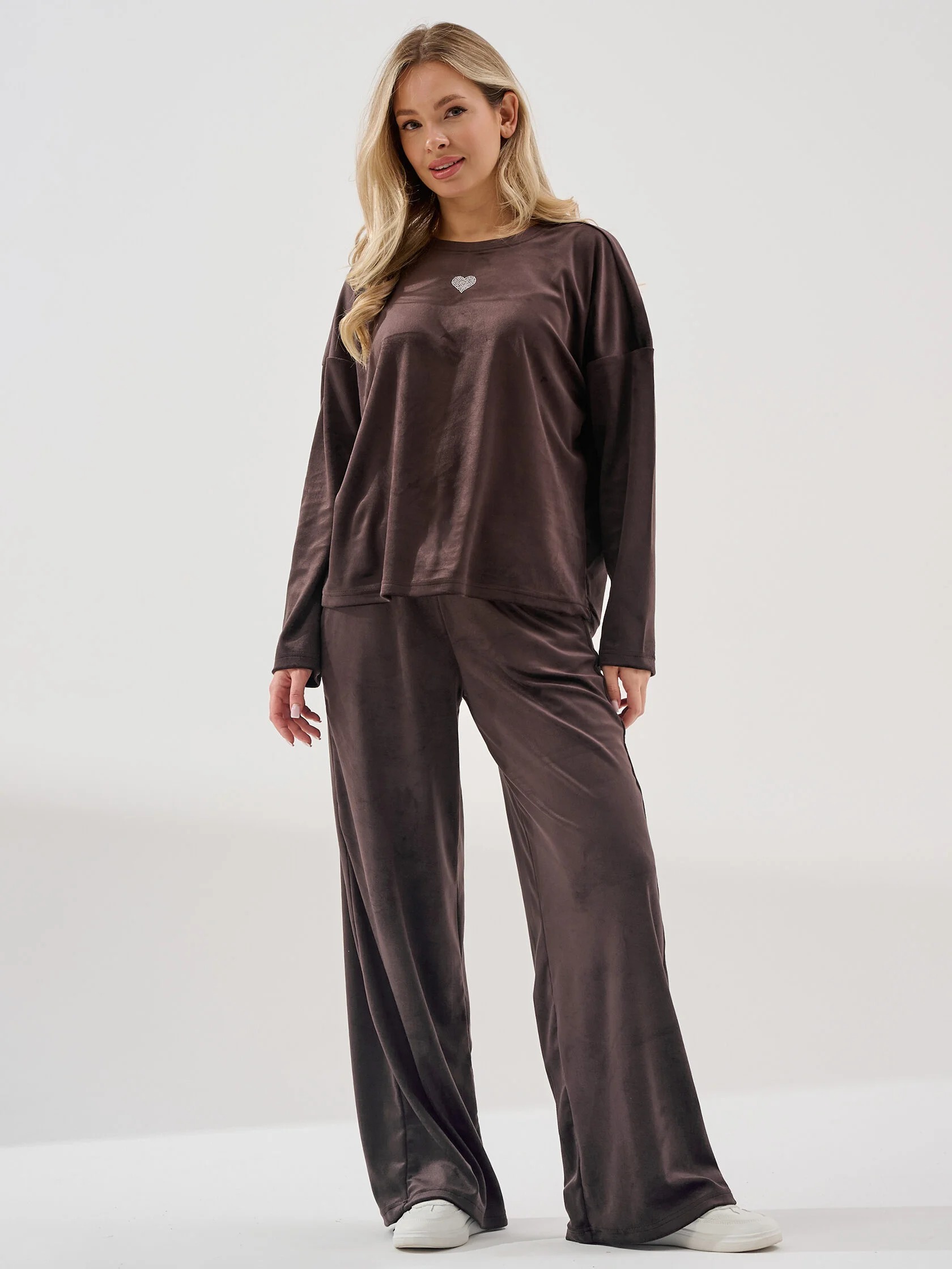 картинка Костюм женский"Бархат"/2406-В от магазина Одежда+