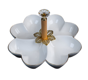 картинка Менажница фигурная четыре отсека/YBS1048-57JC3 от магазина Одежда+