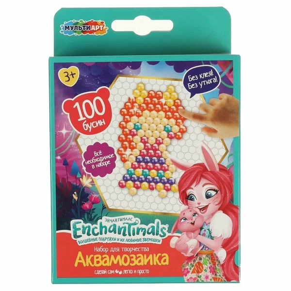 картинка Набор ДТ Аквамозаика 100 бусин/МУЛЬТИ АРТ/Асс от магазина Одежда+