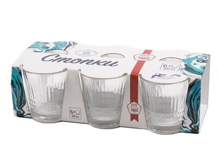 картинка Набор стопок 6шт "Отражение"/20с2202 от магазина Одежда+