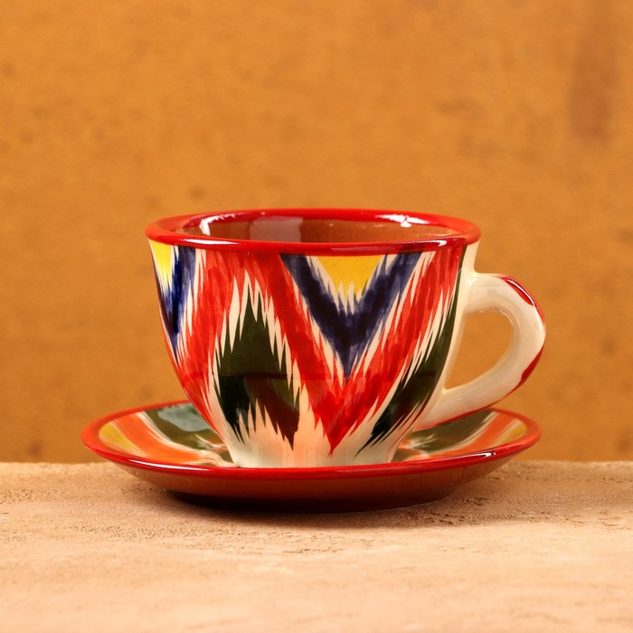 картинка Чайная пара Риштанская Керамика "Атлас ", 250 мл 9925424 от магазина Одежда+