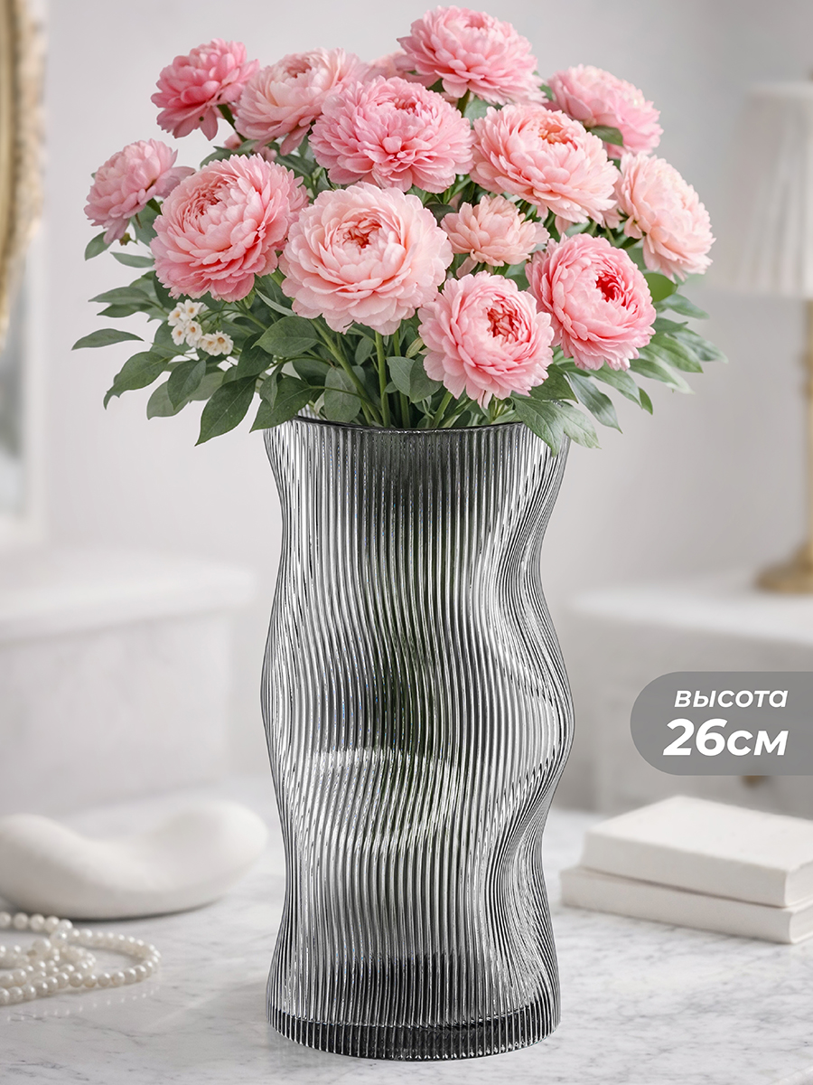 картинка Ваза 12*12*26 см 1,9 л/710115 от магазина Одежда+