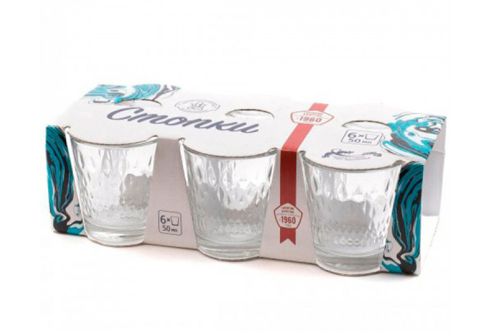 картинка Набор стопок 6шт "Геометрия"/20с2200 от магазина Одежда+