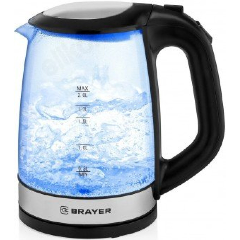 картинка Электрочайник 2л "BRAYER" BR1040BK от магазина Одежда+