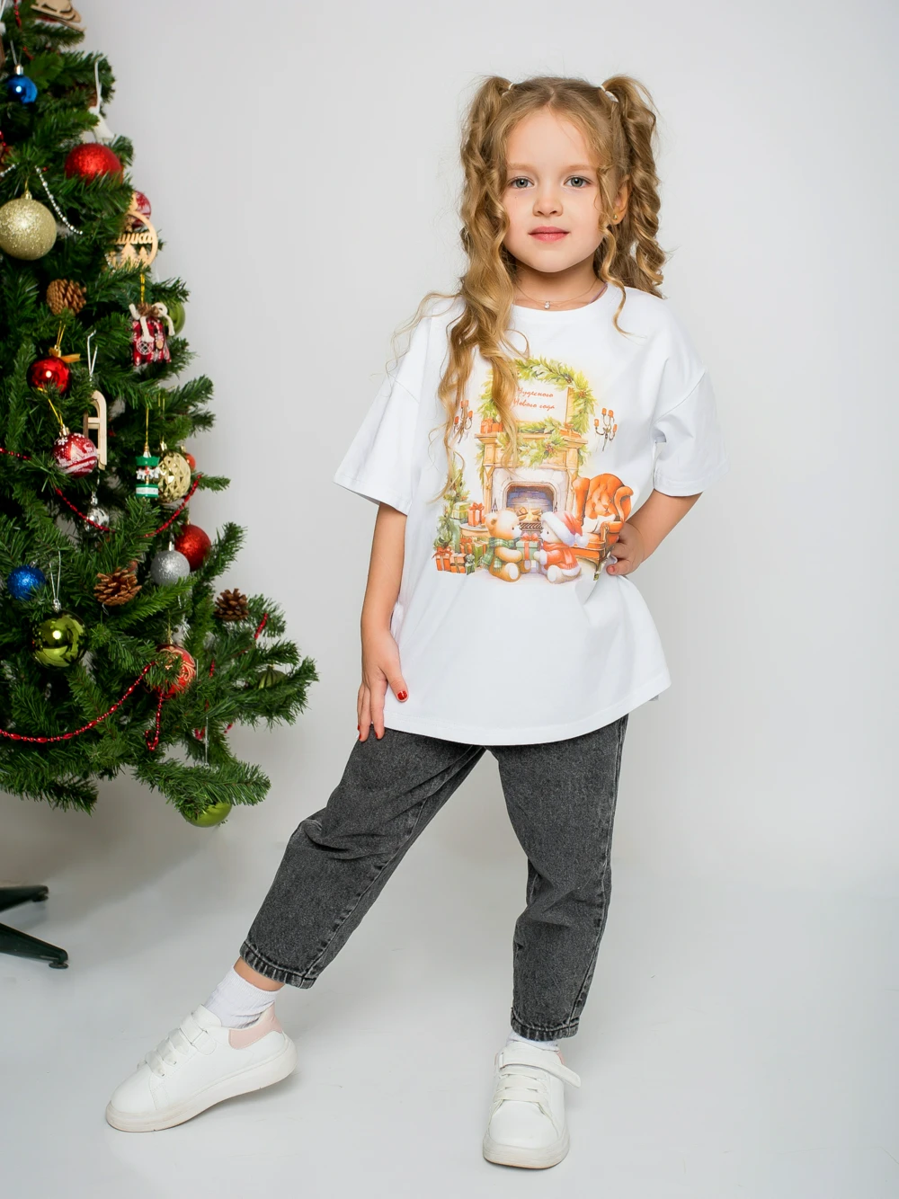 картинка Футболка детская/подростковая "Снегопад" /KIP-Ф-60/4 от магазина Одежда+