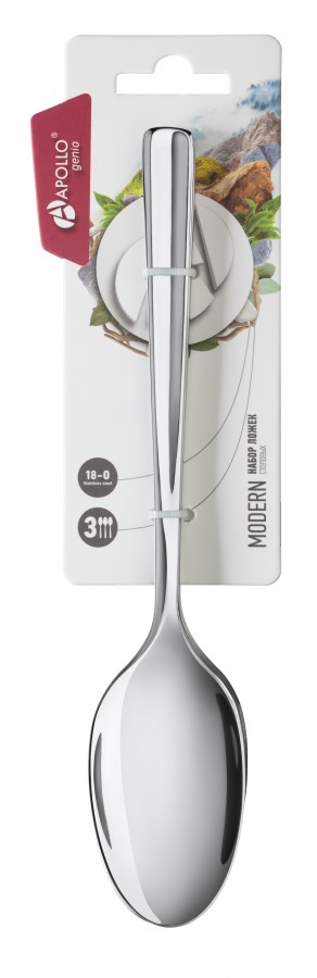 картинка Набор ложек столовых APOLLO genio "Modern" 3 шт/MOD-43 от магазина Одежда+