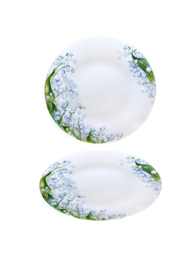 картинка Тарелка обеденная "Ландыши" 23 см/NRP90T/6 от магазина Одежда+