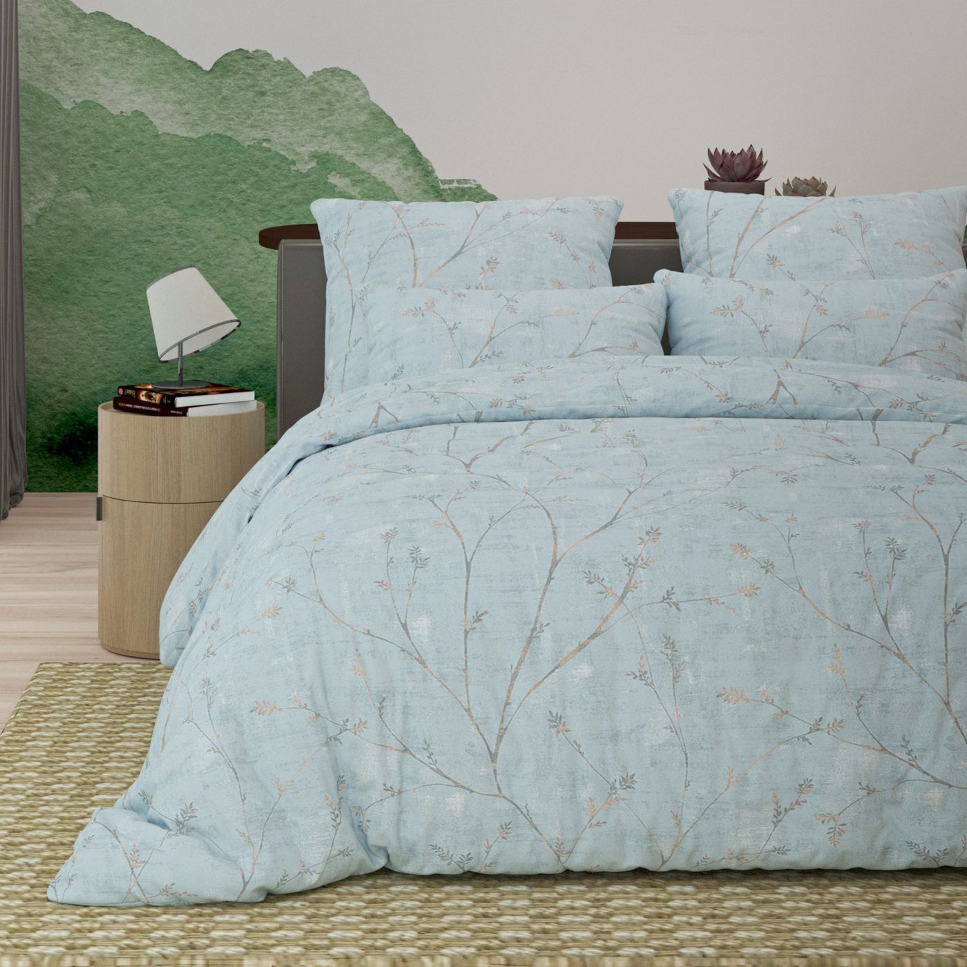 картинка КПБ "Волшебная Ночь" Евро/2 наволочки/50*70/НТ от магазина Одежда+