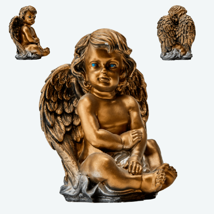 картинка Фигурка "Ангел сидя" бол. ИА-56 бронза от магазина Одежда+