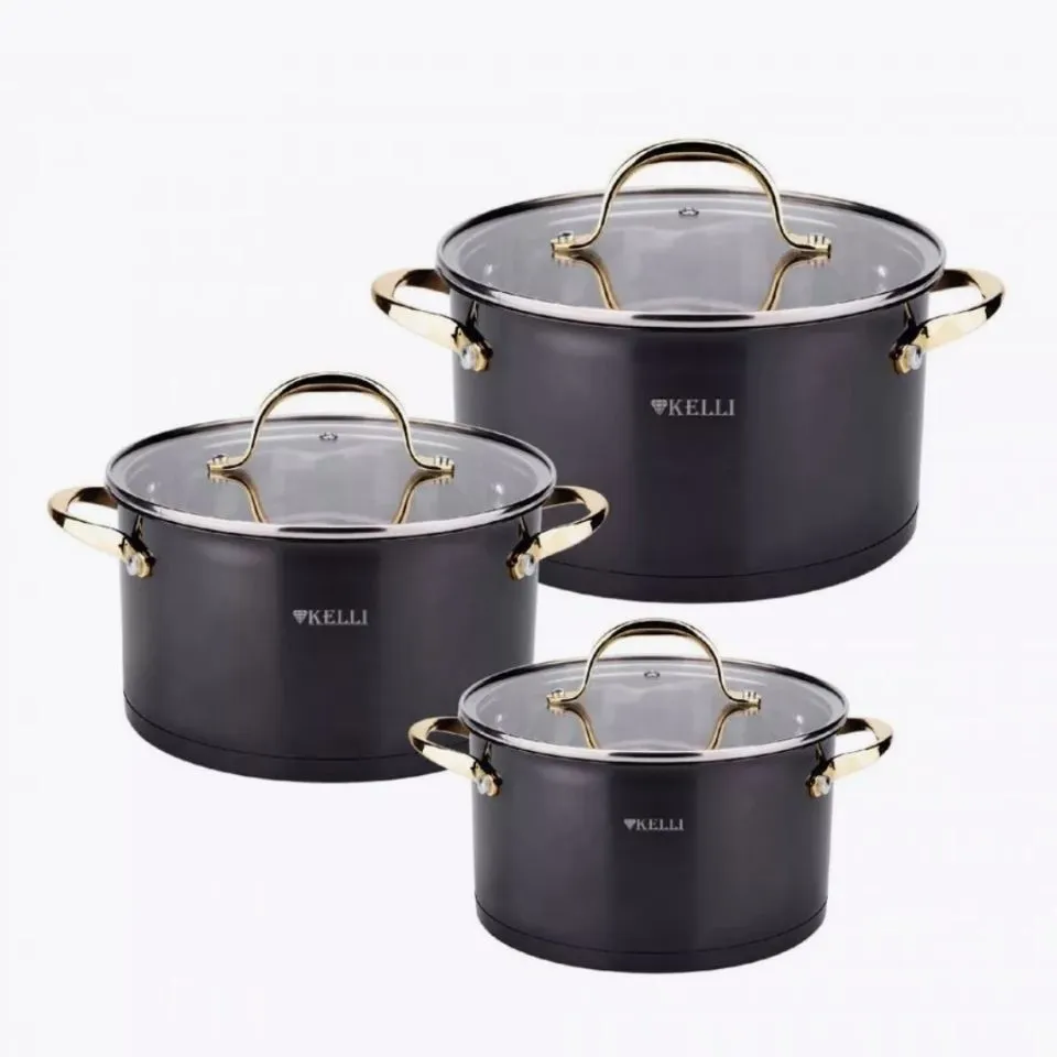 картинка Набор кастрюль 6 предметов/KL-4722 от магазина Одежда+
