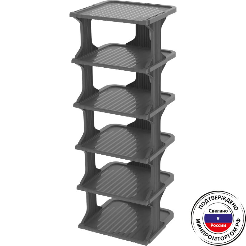 картинка Этажерка д/обуви модульная 6 секций/93500/ПБ от магазина Одежда+