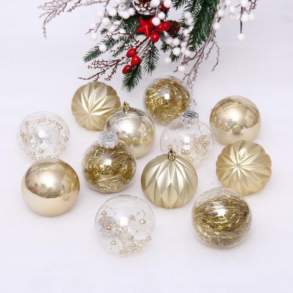 картинка Новогодние шары "Волшебство" 8 см/12 шт от магазина Одежда+