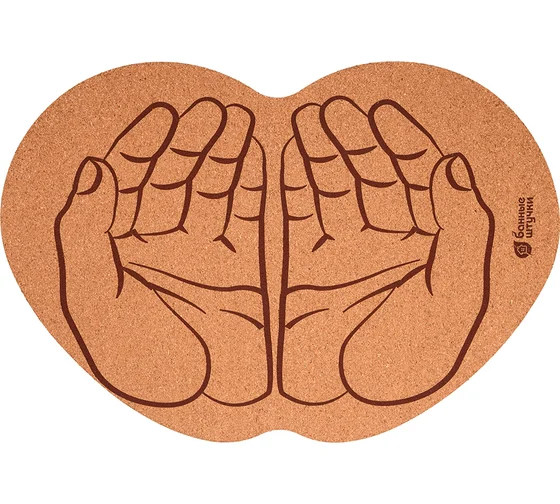 картинка Коврик пробковый "Ладони" 30*45 Пробка "Банные штучки"/40241 от магазина Одежда+