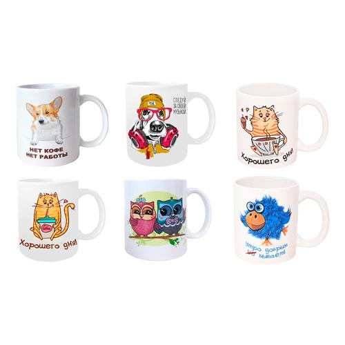 картинка Кружка "Животные" 350 мл/MFK08001 от магазина Одежда+