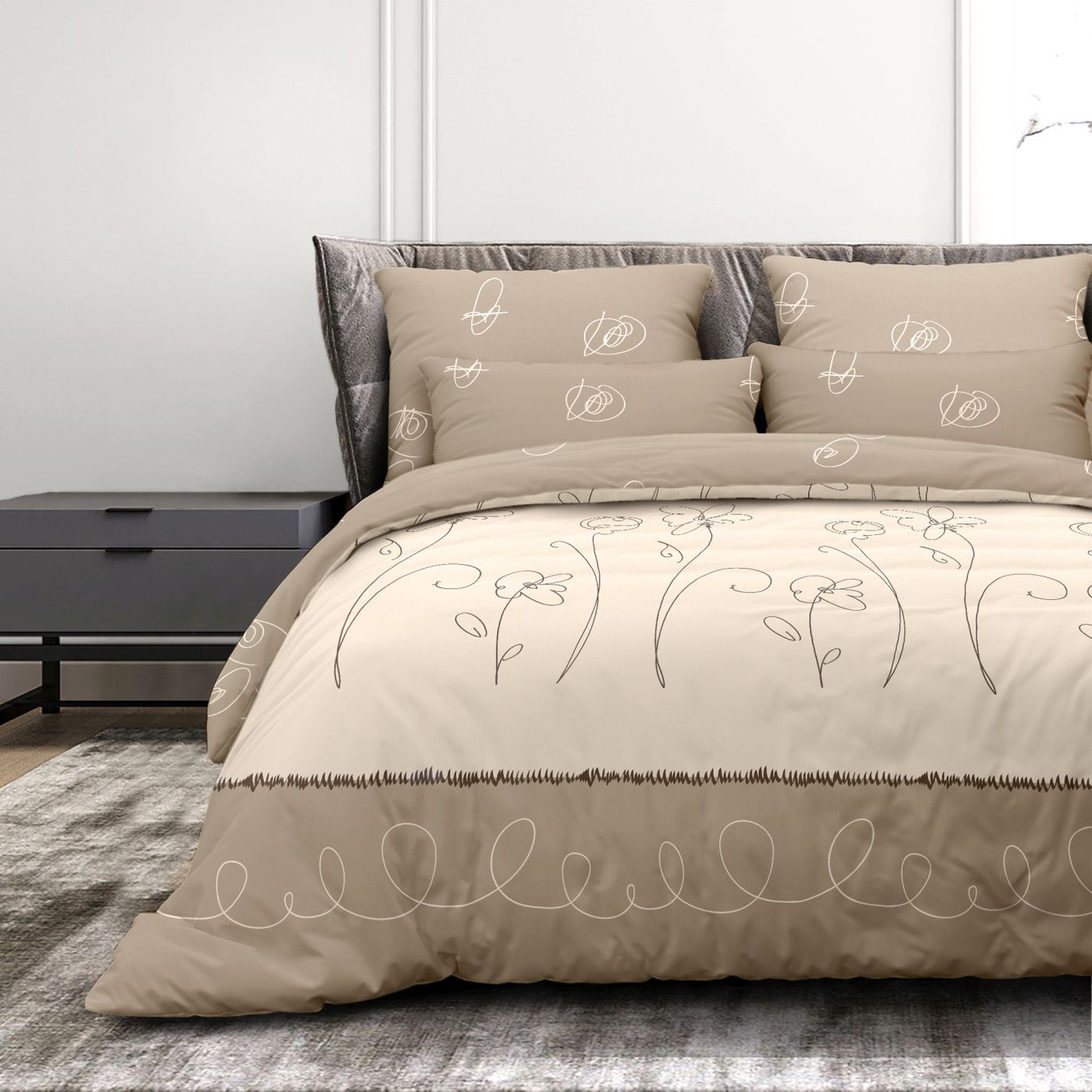 картинка КПБ "Волшебная Ночь" Евро/2 наволочки/50*70/НТ от магазина Одежда+